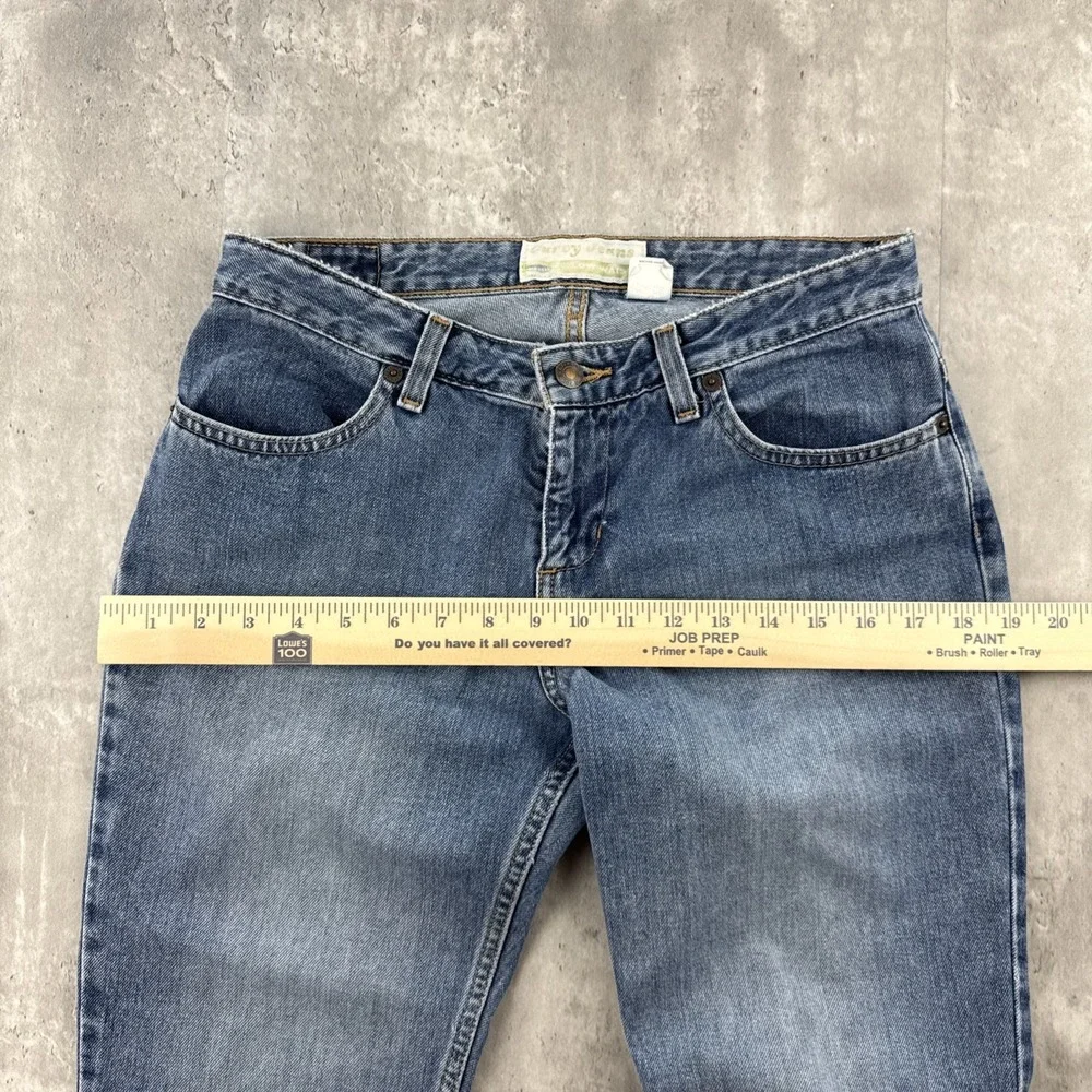Vintage Old Navy Jeans Womens 6 Curve Low Waist Medium Wash Straight Leg (30x31)